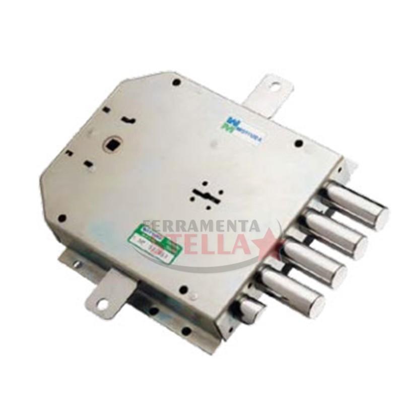 SERRATURA  MOTTURA 50.555 TRIPLICE 1/2G PER PORTE IN FERRO E BLINDATE 4 MANDATE