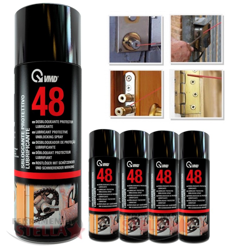 SBLOCCANTE UNIVERSALE SPRAY 400ML VMD TIPO SVITOL WD40 LUBRIFICANTE PROTETTIVO