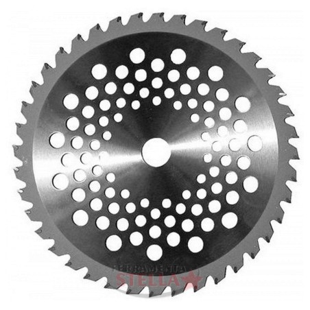 DISCO PER DECESPUGLIATORE AL TUNGSTENO ÿ 255 MM TAGLIAERBA TOSAERBA ERBA TAGLIA