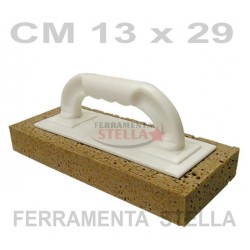 FRATTAZZO FRATTAZZI IN SPUGNA MORBIDO 13 x 29 MANICO IN PLASTICA ERGONOMICO