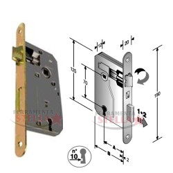 SERRATURA PATENT PER PORTE INTERNE - BUSSOLE