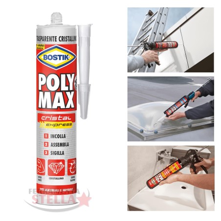 POLYMAX POLY MAX TRASPARENTE EXPRESS  CRISTAL 300GR MS POLYMER