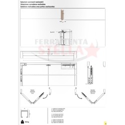 SISTEMA SCORREVOLE PER PORTE PIEGHEVOLI A BATTENTE IN LEGNO