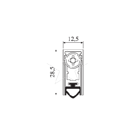 Hermetic paraspifferi automatico porte in legno | ferramentastella.it