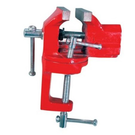MORSA DA BANCO TAVOLO BABY CON BASE GIREVOLE A INCUDINE 50 MM IN GHISA