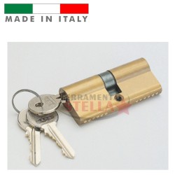 CILINDRO MADE IN ITALY a INFILARE SAGOMATO TIPO YALE 62 MM PORTA SERRATURA PORTE CHIAVE 2