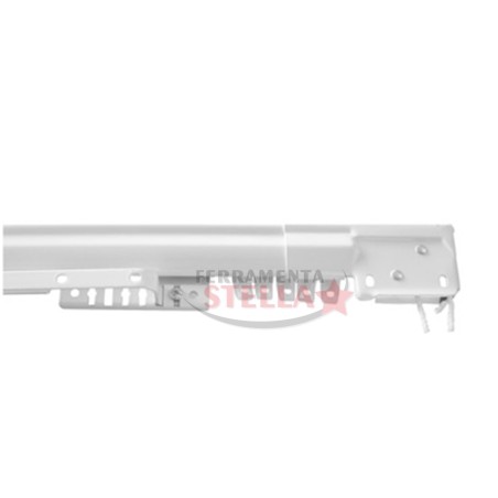 SCORRITENDA SCORRI TENDA ESTENSIBILE BIANCO MISURA DA 122 - 213  MM