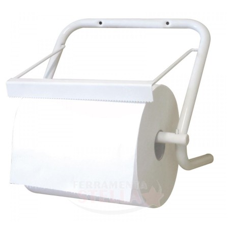 PORTA ROTOLO PORTAROTOLO DA MURO CON TAGLIA CARTA X BOBINA 800 STRAPPI