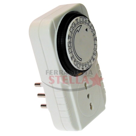 TIMER TEMPORIZZATORE GIORNALIERO PRESA SPINA PROGRAMMABILE OROLOGIO ACQUARIO