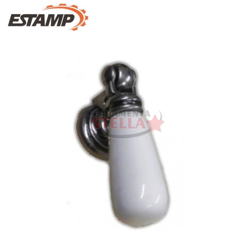 POMOLO POMOLINO BIANCO PORCELLANA METALLO PENDENTE PENDOLINO POMELLINO POMELLO