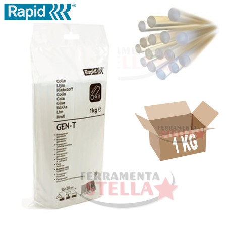 10 KG STICK COLLA A CALDO RICARICA PISTOLA INCOLLATRICE TRASPARENTE ÿ 12 PROFESSIONALE