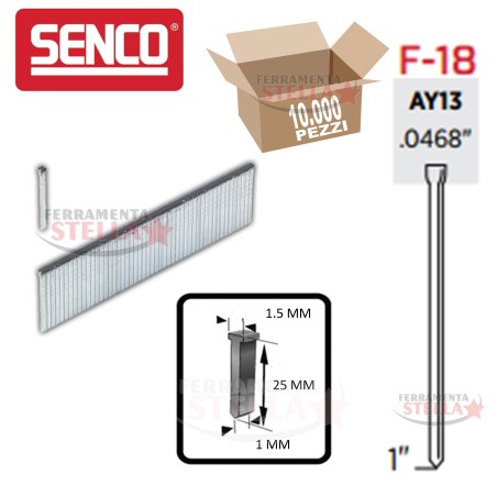 CHIODINI PUNTE CON TESTA x CHIODATRICE SENCO MM 20  x CORNICI QUADRI 