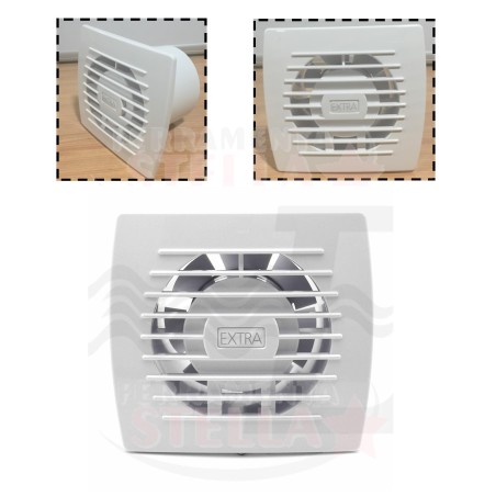 ASPIRATORE ELETTRICO VORTICE ARIA AREATORE AREAZIONE ÿ 120 VENTOLA BAGNO CUCINA