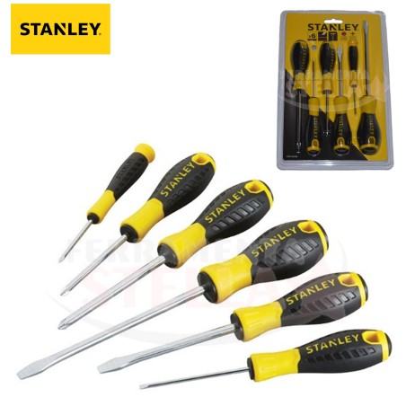 SET 6 CACCIAVITI CACCIAVITE GIRAVITE CUSHION GRIP + TESTER STANLEY