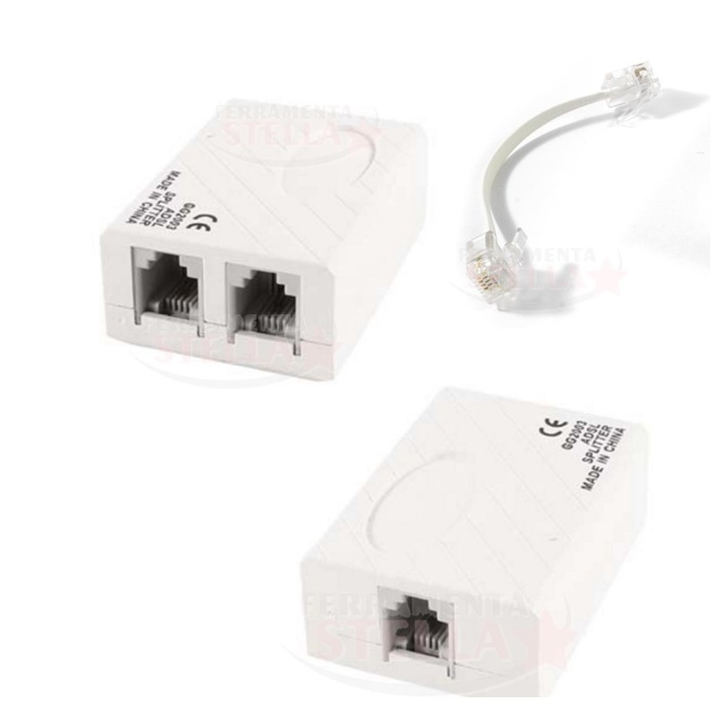 FILTRO PER CONNESSIONE ADSL A PLUG ADSL RJ11