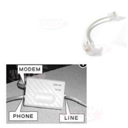 FILTRO PER CONNESSIONE ADSL A PLUG ADSL RJ11 2