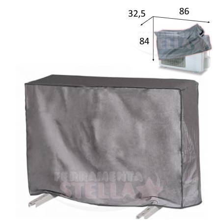TELO PROTETTIVO X CONDIZIONATORE 840 X 640 X 340 CAPPOTTINA TELO COPRI UNITA' ESTERNA   84 x 64 x34