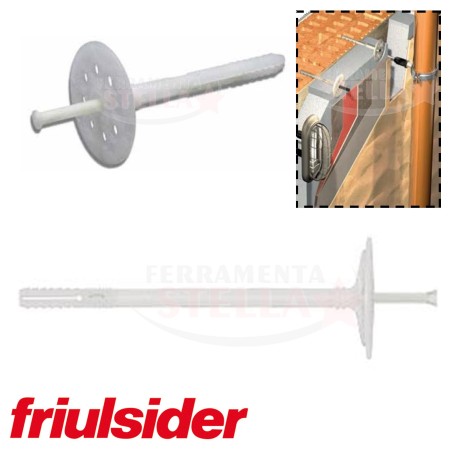 TASSELLO PER FISSAGGI SU PANNELLI ISOLANTI TIPO CAPPOTTO RIGIDI E SEMIRIGIDI 10 X 90