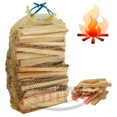 TRONCHETTI LEGNETTI ACCENDIFUOCO CAMINO STUFA A LEGNA 3KG COMBUSTIBILE ECOLOGICO