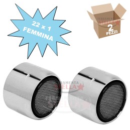 AEREATORE AREATORE ROMPI GETTO OTTONE CROMATO FEMMINA 22X1