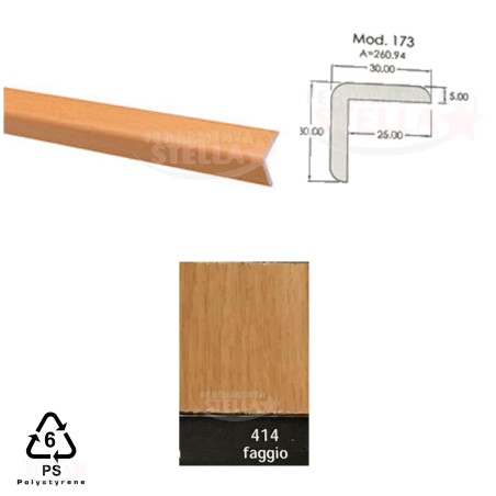 PARASPIGOLI SALVA SPIGOLI ANGOLI x MURO PARETE MT 2,90 - CILIEGIO
