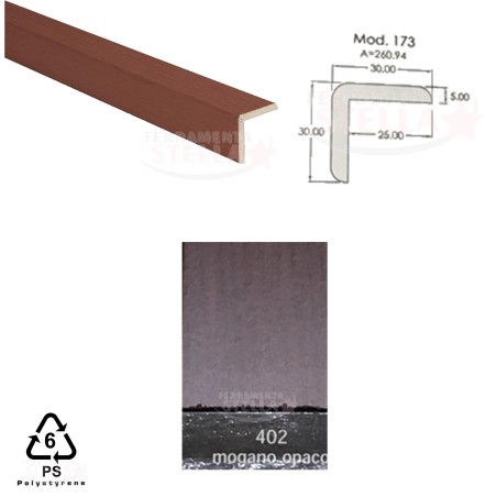PARASPIGOLI SALVA SPIGOLI ANGOLI x MURO PARETE MT 2,90 - FAGGIO
