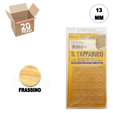 COPRIFORO ADESIVO PER VITI E FORI DIAMETRO 13 MM