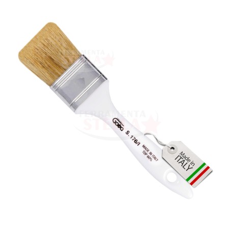 PENNELLO PIATTO PENNELLESSA PIATTA BIONDA CERVUS 60x15 PITTURA VERNICE SMALTO