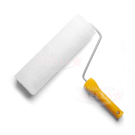 RULLO BIANCO CON MANICO MULTIUSO VERNICIARE PITTURARE PITTURA SMALTO VERNICE ¯ 48