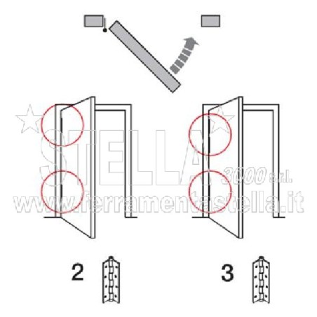 CERNIERA JUSTOR CHIUDIPORTA MOLLA PORTA LEGNO PORTE ALLUMINIO AZIONE SEMPLICE - ORO SATINATO