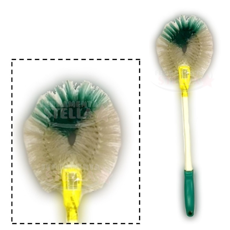 SPAZZOLA DA BAGNO RICAMBIO PER SCOPINO PORTA SCOPINO - SCOVOLINO PER VARI USI MANICO IN PLASTICA