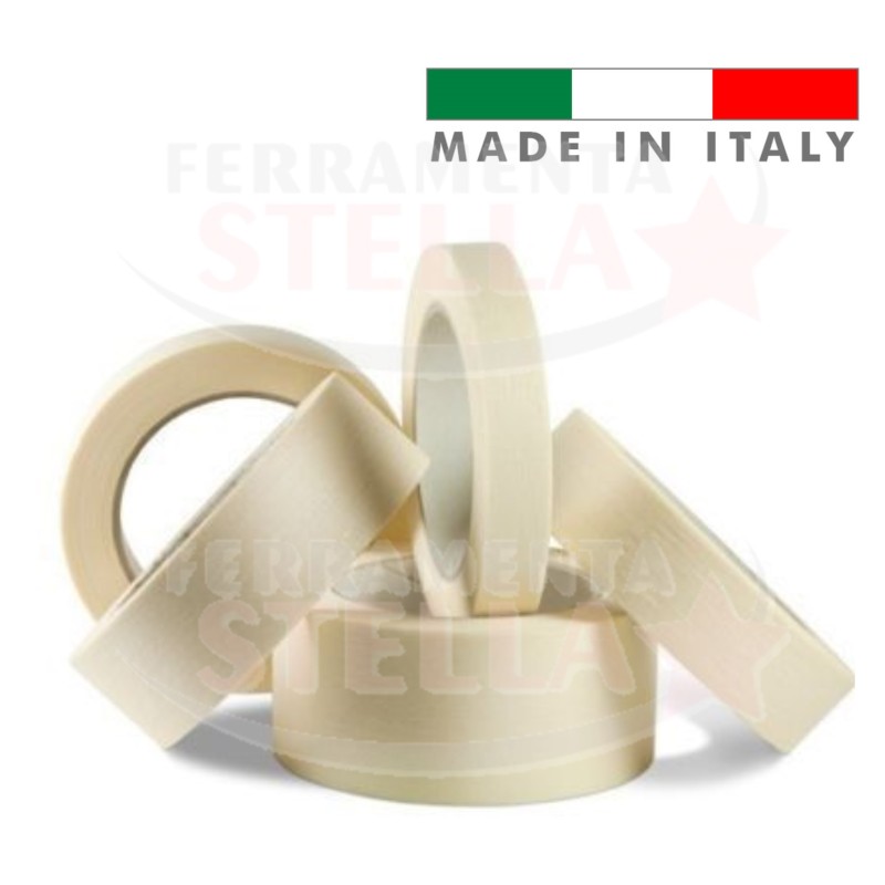 Nastro Mascheratura Carta Gommata – 20 Rotoli 19mm X 50m Per Pittura E Imballaggi