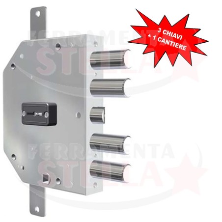 SERRATURA x BLINDATE 2155_28 CR SCIVOLO + MANDATE MANO DESTRA