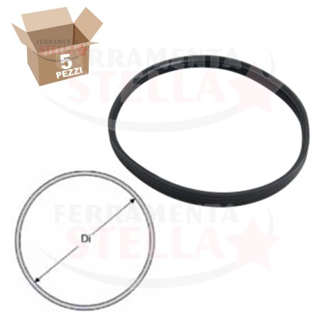 SET DI GUARNIZIONI PER TUBO STUFA PELLET COIBENTATO PER TUBI DA  80 / 130 MM