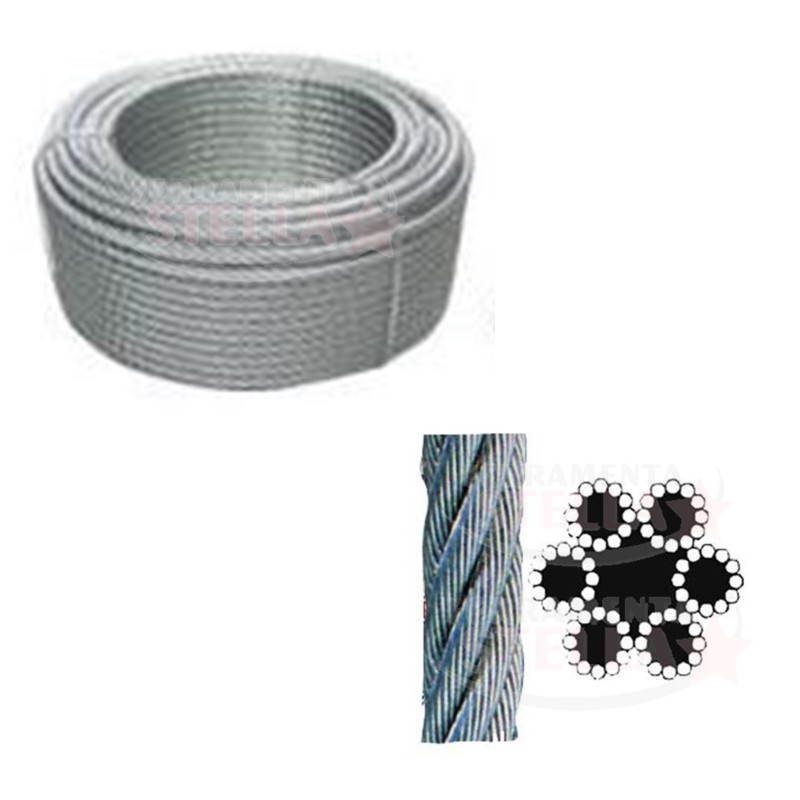 FILO FUNE CAVO FERRO ZINCATO ÿ 1,10 MM 25 MT MATASSINA MATASSA ROTOLO MULTIUSO