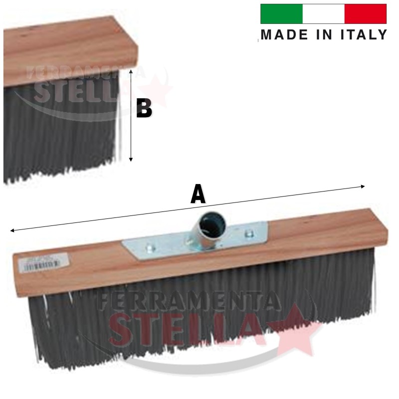 SPAZZETTONE SPATTOLONE SCOPA INDUSTRIALE GRANDE - VIALETTI GIARDINO INDUSTRIA - CM 40