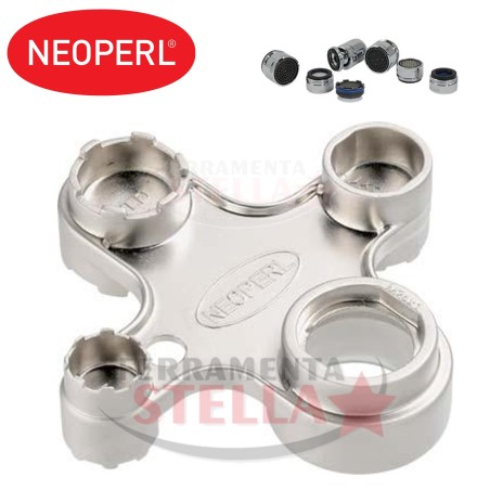 CHIAVE UNIVERSALE NEOPERL PER AEREATORI AREATORE LAVELLO, BIDET, LAVANDINO IGIENICI RUBINETTERIA