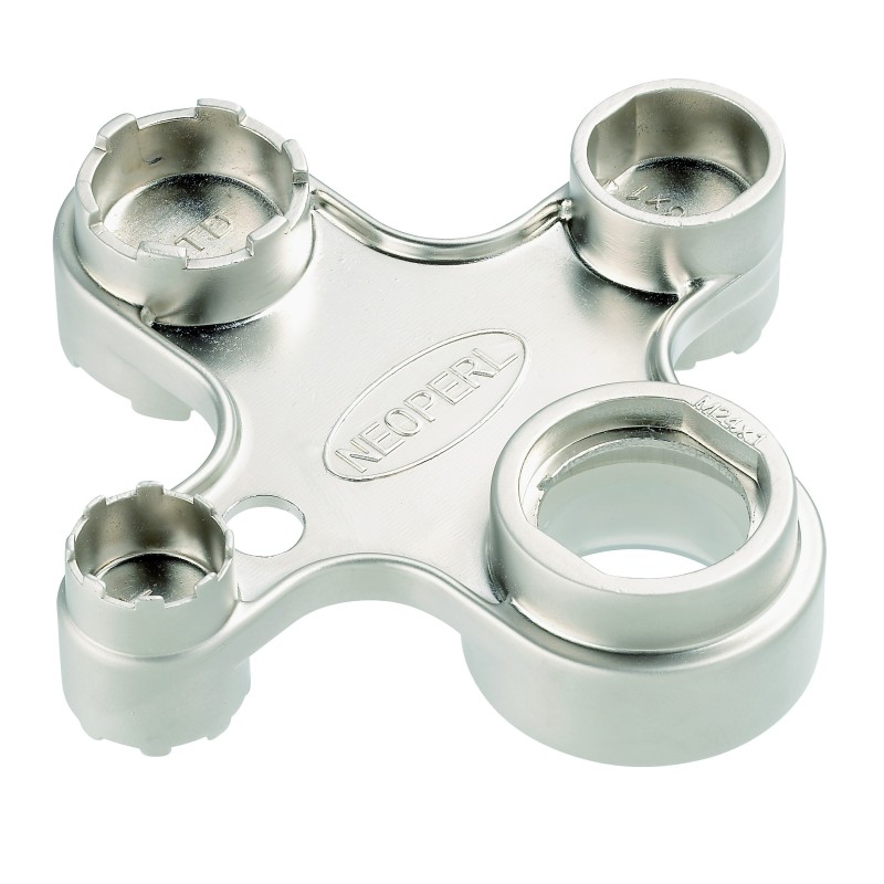 CHIAVE UNIVERSALE NEOPERL PER AEREATORI AREATORE LAVELLO, BIDET, LAVANDINO IGIENICI RUBINETTERIA