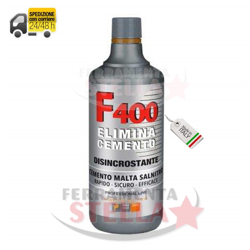 ACIDO DOPO POSA lt 1 F400 FAREN ELIMINA CEMENTO PULITORE DISINCROSTANTE