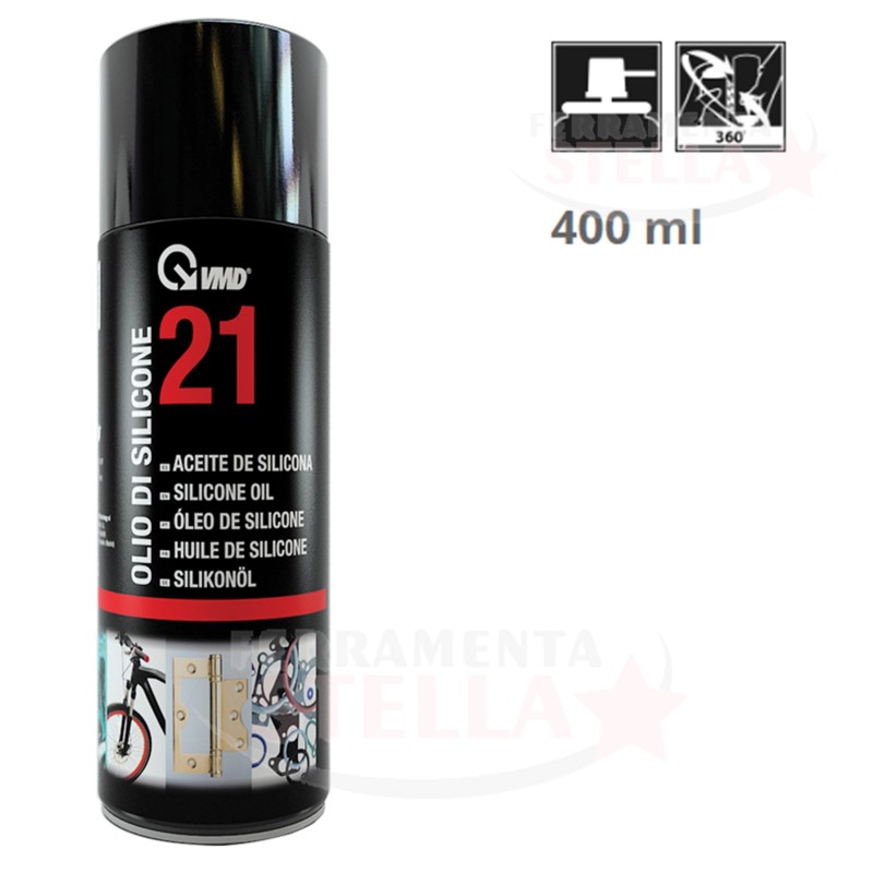 LUBRIFICANTE OLIO DI SILICONE SPRAY 400 ML VMD