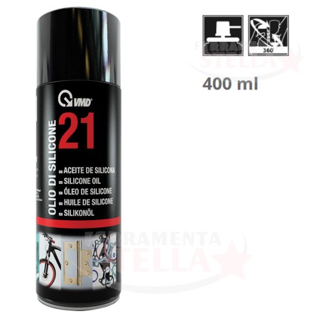 LUBRIFICANTE OLIO DI SILICONE SPRAY 400 ML VMD
