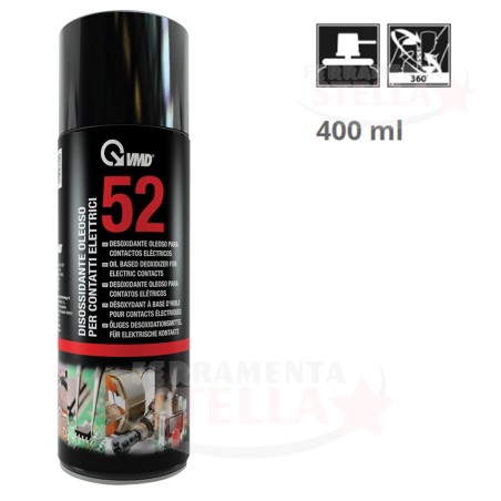 SPRAY DISOSSIDANTE RIATTIVA CONTATTI ELETTRICI RELE' 400ML OLEOSO ANTICORROSIONE