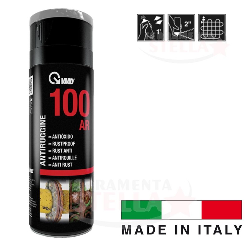 SMALTO PITTURA BOMBOLETTA VERNICE SPRAY ACRILICO 100% VARI COLORE ANTIRUGGINE ANTI RUGGINE GRIGIO