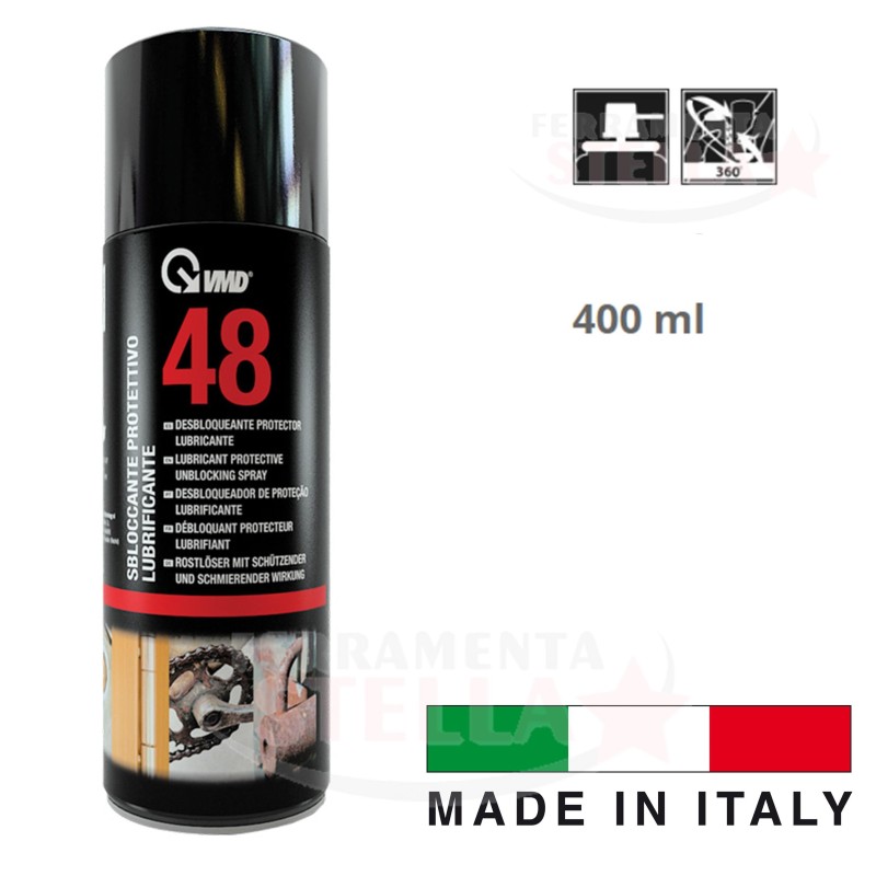 SBLOCCANTE UNIVERSALE SPRAY 400ML VMD TIPO SVITOL WD40 LUBRIFICANTE PROTETTIVO