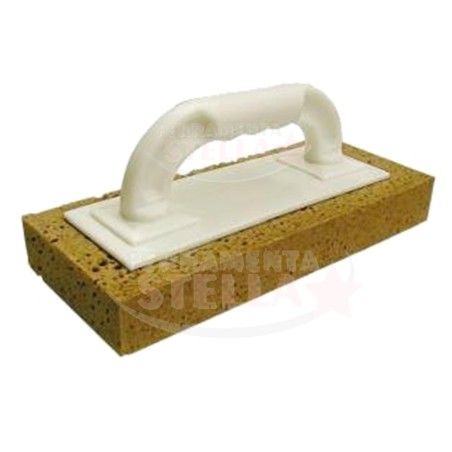 FRATTAZZO FRATTAZZI IN SPUGNA MORBIDO 13 x 29 MANICO IN PLASTICA ERGONOMICO