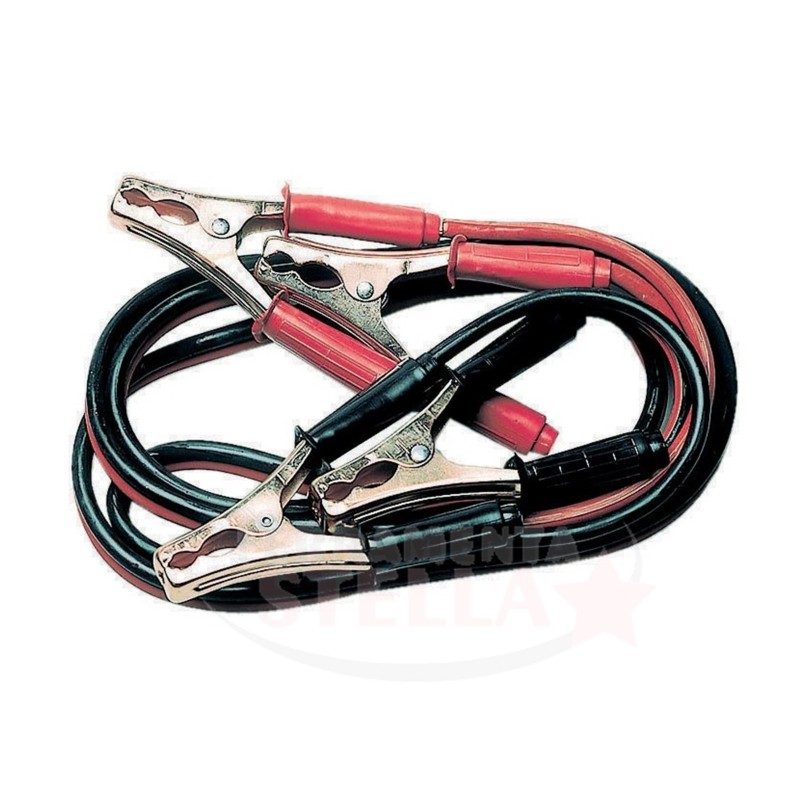 COPPIA CAVI CAVO MORSETTI COLLEGAMENTO BATTERIA AUTO MOTO AVVIAMENTO FANTON