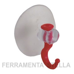 GANCI APPENDINO SUPPORTO VENTOSA VENTOSINA PIU'COLORI - CONFEZIONE PZ 20
