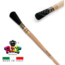 PENNELLO BELLE ARTI BOMBASINO SENZA GHIERA PELO DI BUE NERO - MISURA 6 - SERIE S473
