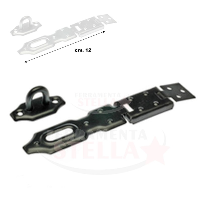 CERNIERA FERRO MAPPE NIZZA NIZZARDI VERNICIATA NERA x SPORTELLO BAULE LEGNO