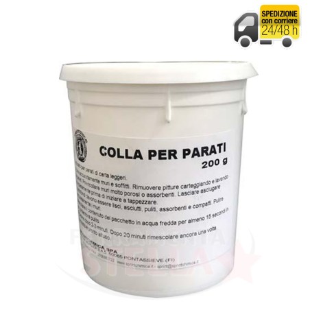 COLLA ADESIVO x PARATI MANIFESTI SICOLEIM GIALLA GR 125 tipo ZICOZENE SICHOZELL